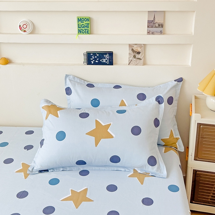 91家纺网 家纺一手货源 找家纺 纽缦家纺 2025新款纯棉斜纹床笠单品床笠 闪耀之星