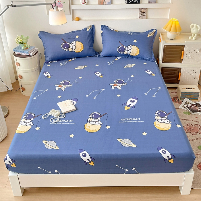 91家纺网 家纺一手货源 找家纺 纽缦家纺 2025新款纯棉斜纹床笠单品床笠 星际迷航