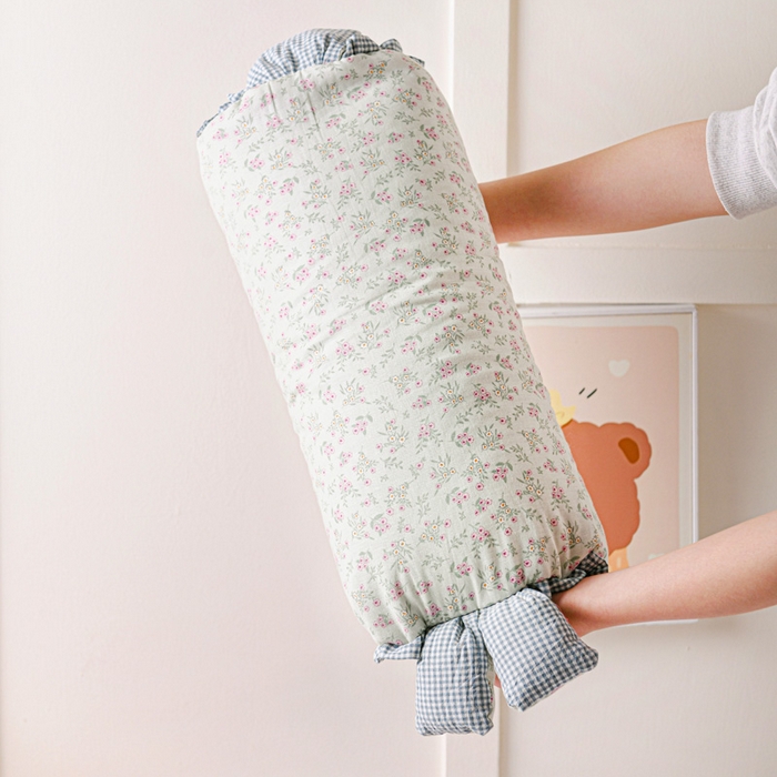 91家纺网 家纺一手货源 找家纺  亦帆2025新款爆款田园兔-全棉双层纱荞麦枕芯卡通儿童学生成人护颈枕 天园兔-花型5 20*50一只