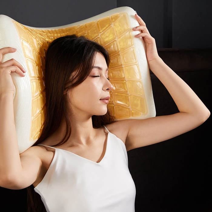 91家纺网 家纺一手货源 找家纺 （总）大红帽2025新款重奢黑尊凝胶枕枕头枕芯