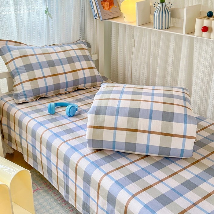 91家纺网 家纺一手货源 找家纺 （总）拾物记 2025新款A类新疆棉学生印花三件套