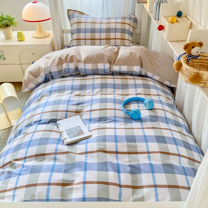 91家纺网 家纺一手货源 找家纺 （总）拾物记 2025新款A类新疆棉学生印花三件套