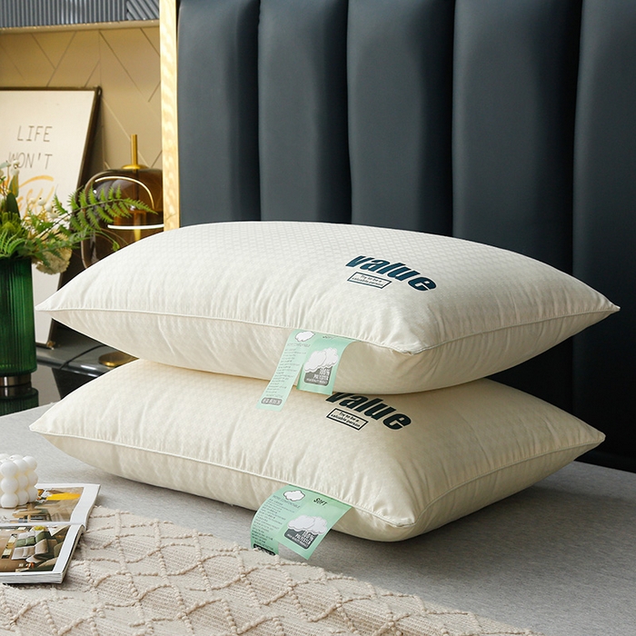 罗亿家纺 2025新款云朵抗菌舒适枕枕头枕芯 云朵抗菌单边枕 48*74cm/只