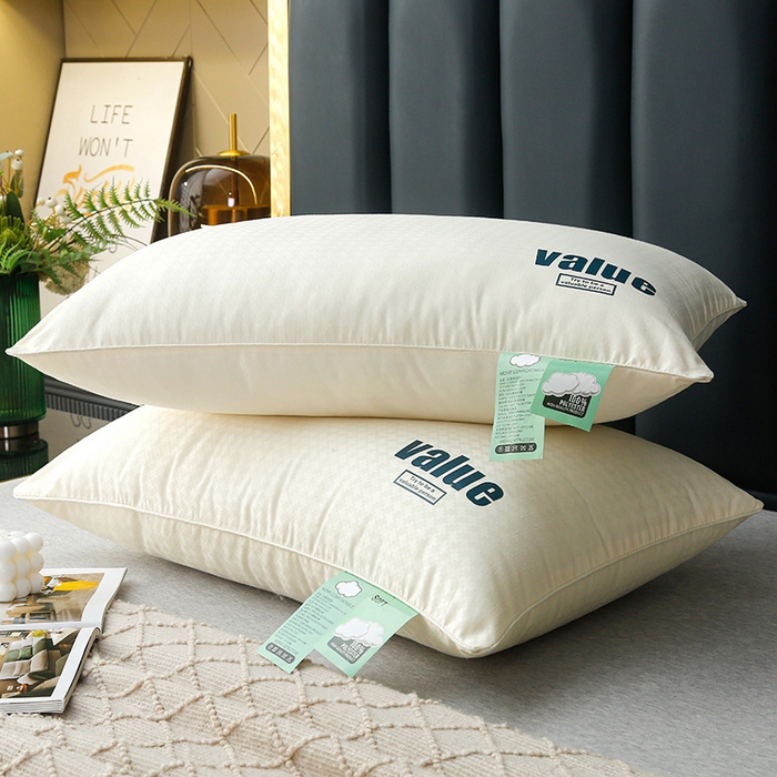 91家纺网 家纺一手货源 找家纺 罗亿家纺 2025新款云朵抗菌舒适枕枕头枕芯 云朵抗菌单边枕 48*74cm/只