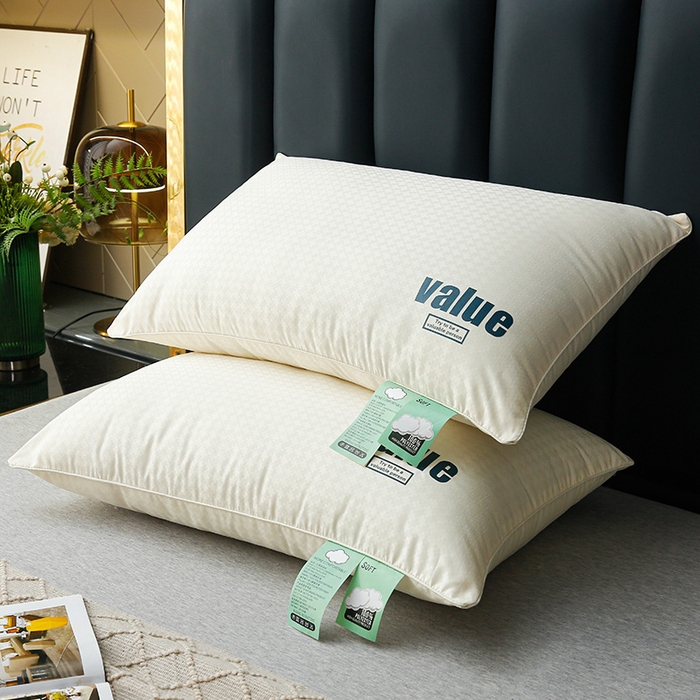 91家纺网 家纺一手货源 找家纺 罗亿家纺 2025新款云朵抗菌舒适枕枕头枕芯 云朵抗菌单边枕 48*74cm/只