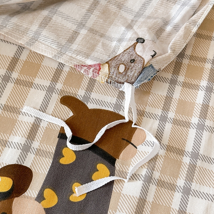 91家纺网 家纺一手货源 找家纺 拾物记 2025新款A类棉学生印花三件套 酷比狗