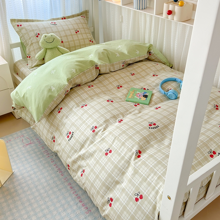 拾物记 2025新款A类棉学生印花三件套 恋樱