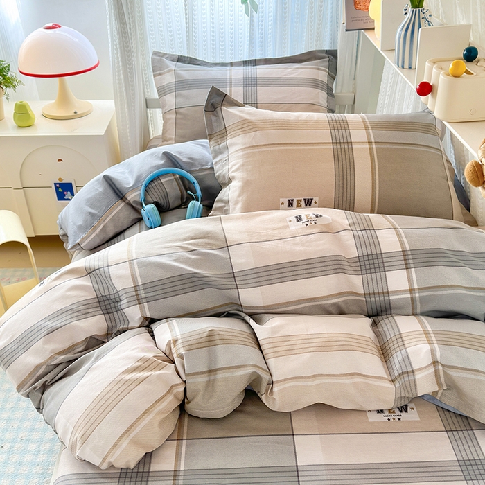 91家纺网 家纺一手货源 找家纺 拾物记 2025新款A类棉学生印花三件套 时尚之都