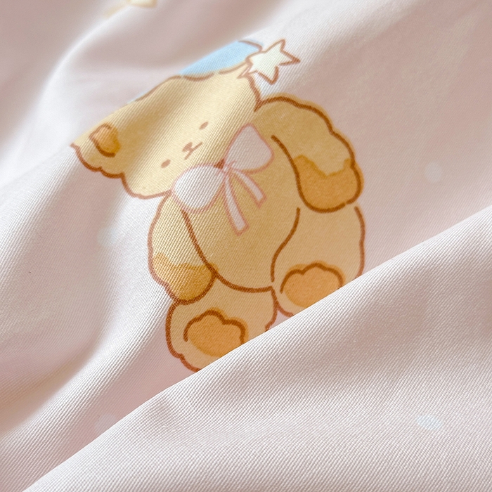 91家纺网 家纺一手货源 找家纺 拾物记 2025新款A类棉学生印花三件套 甜心宝贝