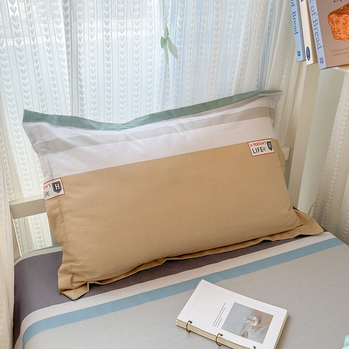 91家纺网 家纺一手货源 找家纺 拾物记 2025新款A类棉学生印花三件套 西利亚-绿