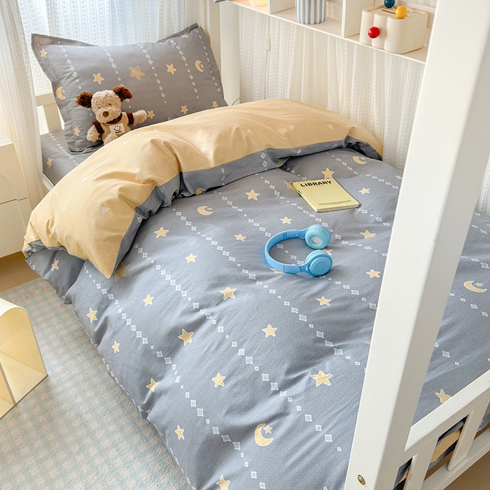 拾物记 2025新款A类棉学生印花三件套 星月轨迹