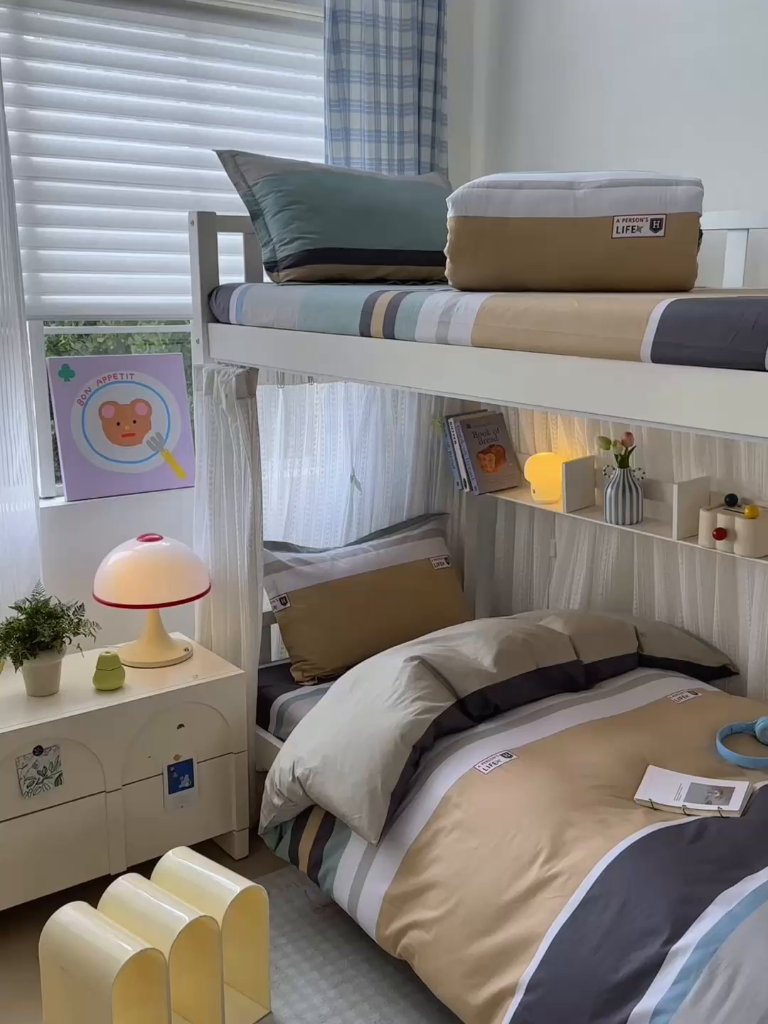 91家纺网 家纺一手货源 找家纺 拾物记 2025新款A类棉学生印花三件套 西利亚-绿