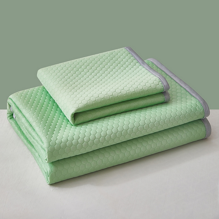 91家纺网 家纺一手货源 找家纺 （总）希廷顿2025新款凉感丝冰豆豆凉席两件套三件套