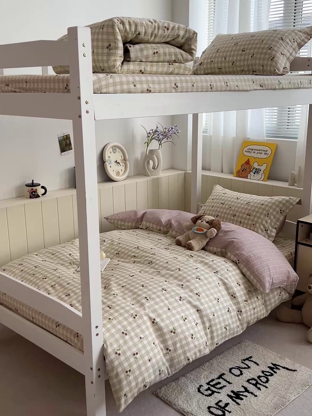 91家纺网 家纺一手货源 找家纺 春雨家居 2025新款学生季全棉三件套（预留缩水） 23.酸甜樱桃