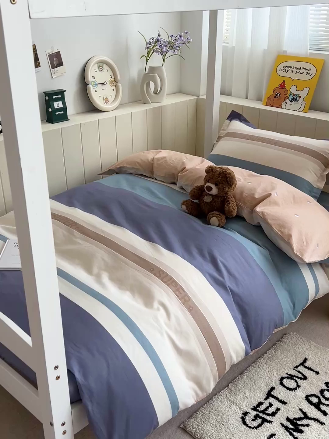 91家纺网 家纺一手货源 找家纺 春雨家居 2025新款学生季全棉三件套（预留缩水） 20.摩登主义