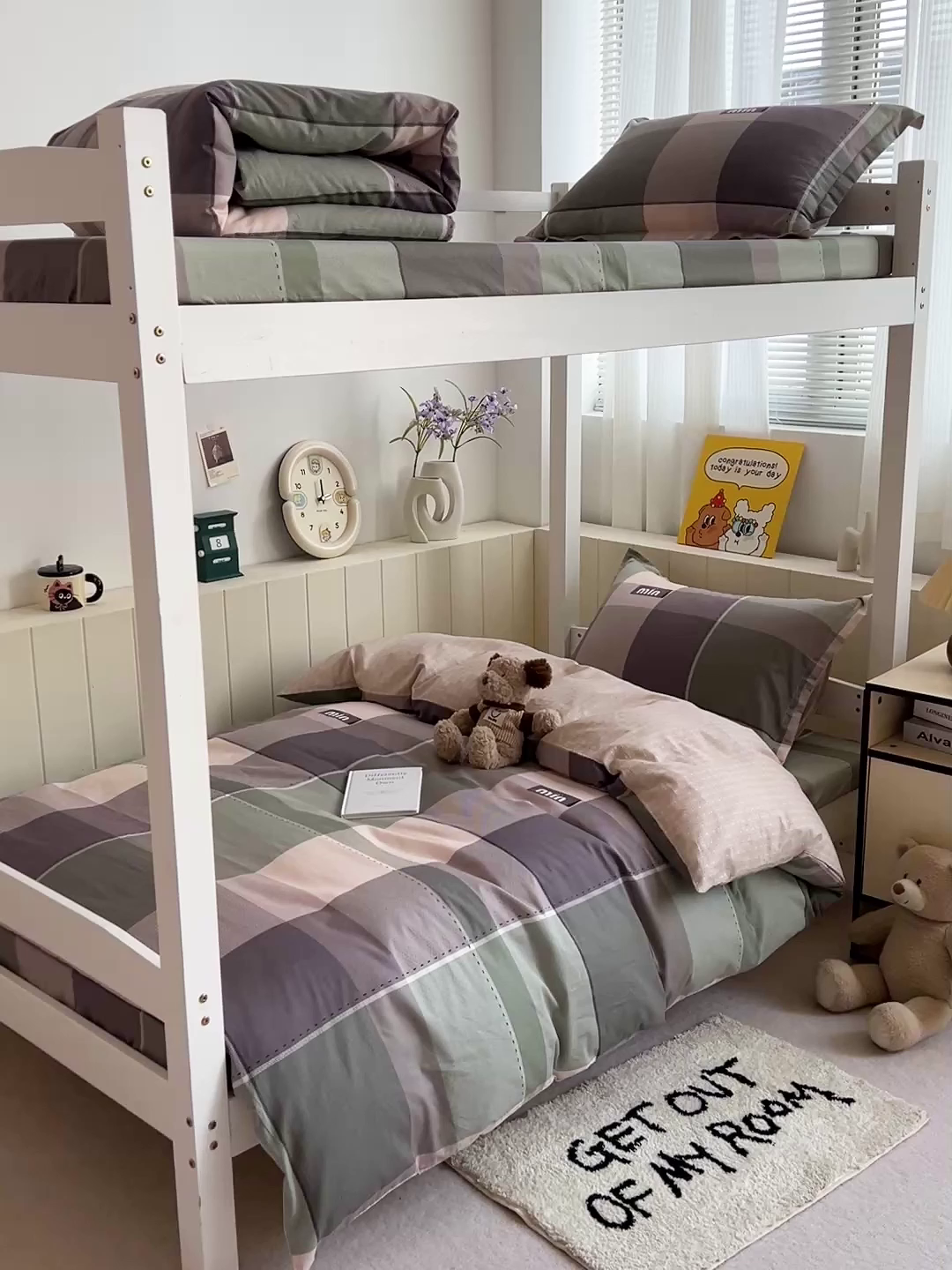 91家纺网 家纺一手货源 找家纺 春雨家居 2025新款学生季全棉三件套（预留缩水） 6.嘉宇格