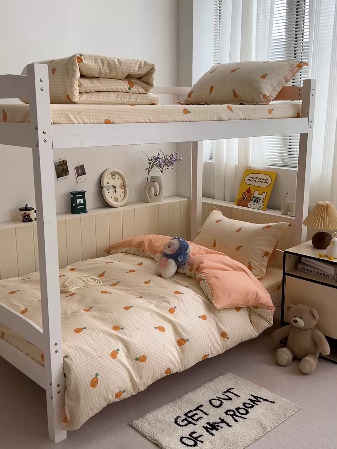 91家纺网 家纺一手货源 找家纺 春雨家居 2025新款学生季全棉三件套（预留缩水） 2.海岛菠萝