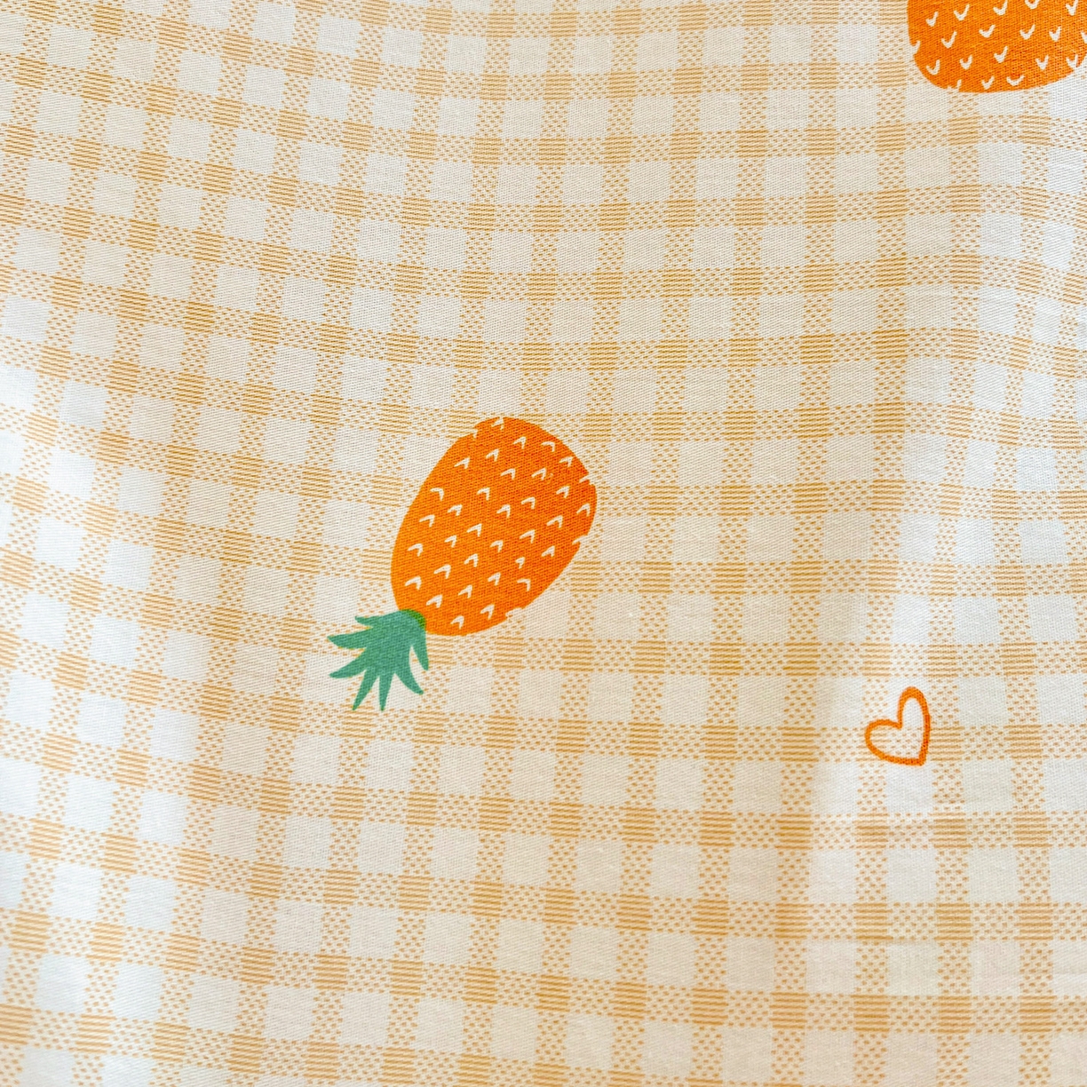 91家纺网 家纺一手货源 找家纺 春雨家居 2025新款学生季全棉三件套（预留缩水） 2.海岛菠萝