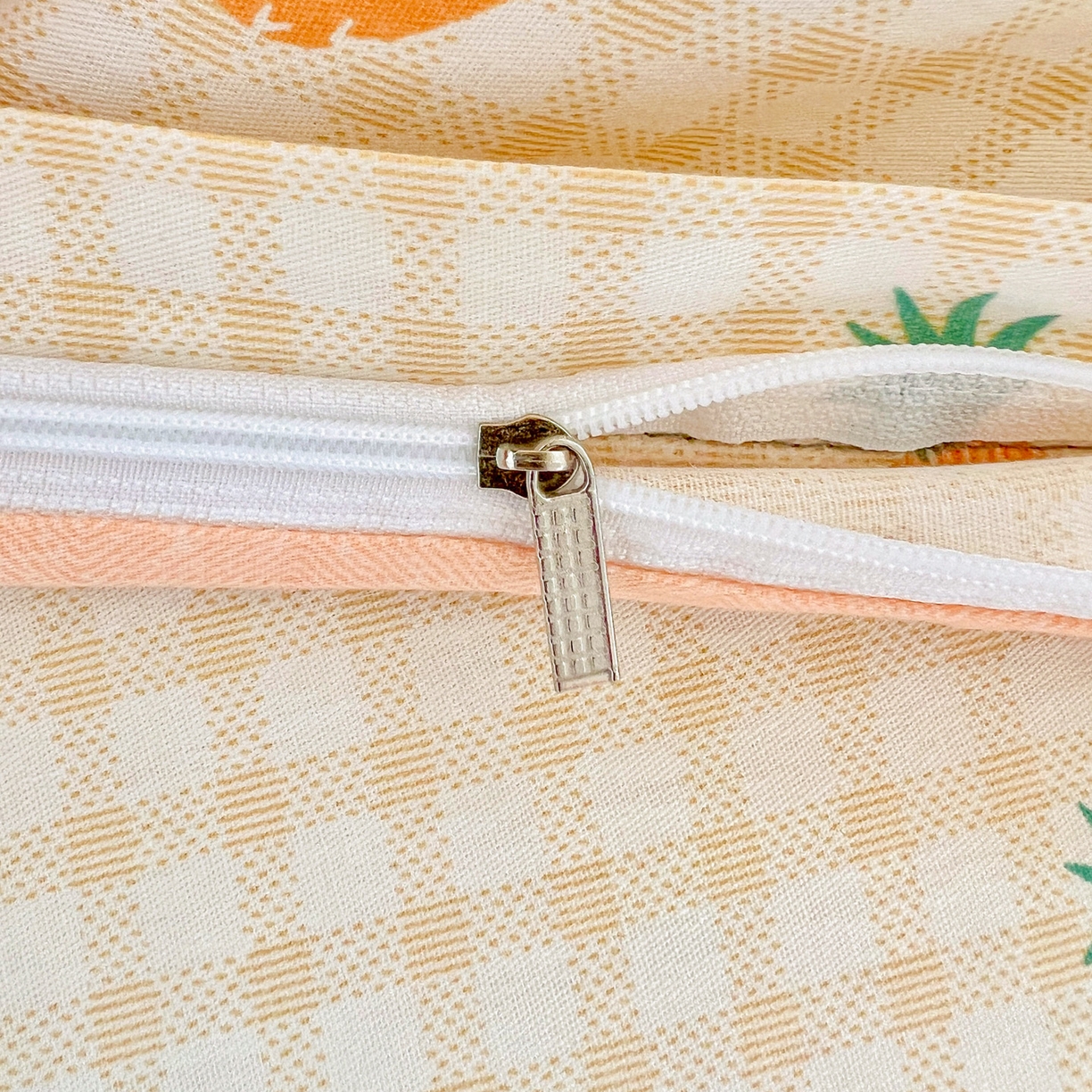 91家纺网 家纺一手货源 找家纺 春雨家居 2025新款学生季全棉三件套（预留缩水） 2.海岛菠萝