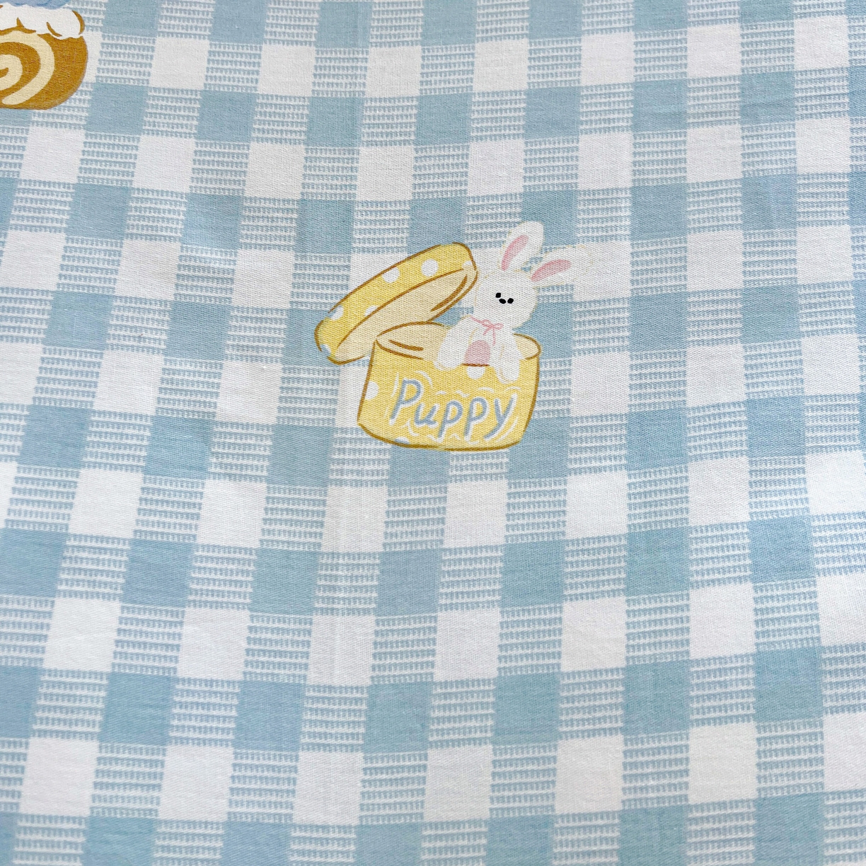 91家纺网 家纺一手货源 找家纺 春雨家居 2025新款学生季全棉三件套（预留缩水） 4.星星发夹狗