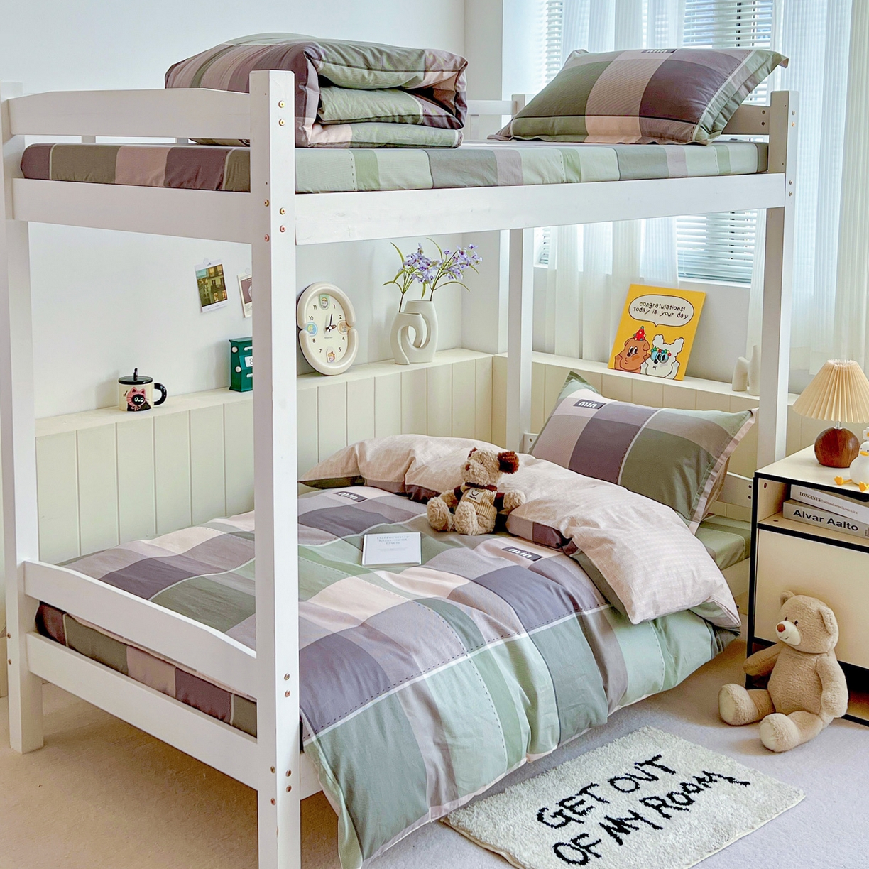 91家纺网 家纺一手货源 找家纺 春雨家居 2025新款学生季全棉三件套（预留缩水） 6.嘉宇格