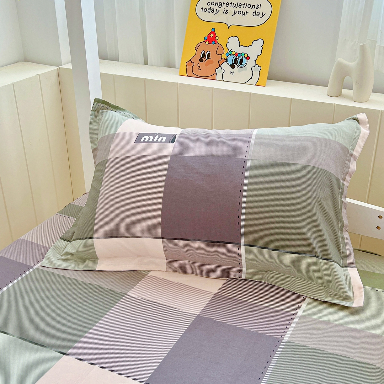 91家纺网 家纺一手货源 找家纺 春雨家居 2025新款学生季全棉三件套（预留缩水） 6.嘉宇格