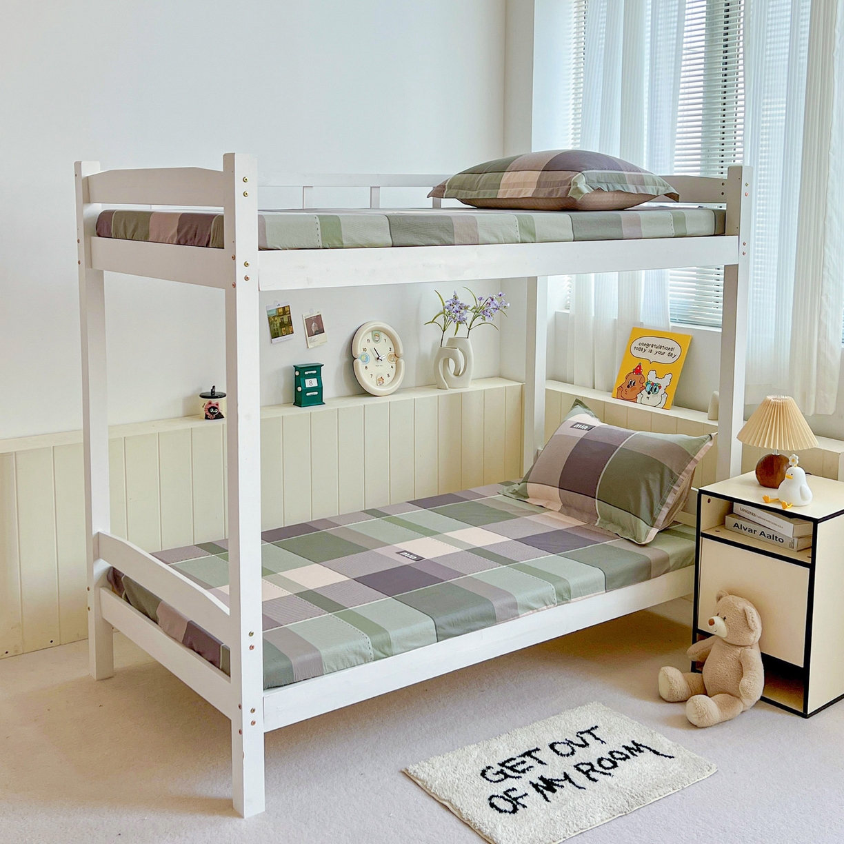 91家纺网 家纺一手货源 找家纺 春雨家居 2025新款学生季全棉三件套（预留缩水） 6.嘉宇格