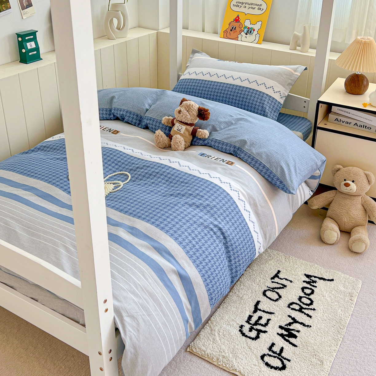 91家纺网 家纺一手货源 找家纺 春雨家居 2025新款学生季全棉三件套（预留缩水） 11.帕洛迪