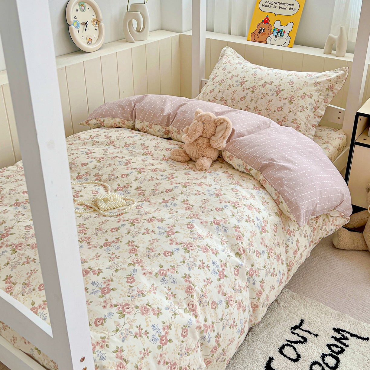 春雨家居 2025新款学生季全棉三件套（预留缩水） 13.露丝