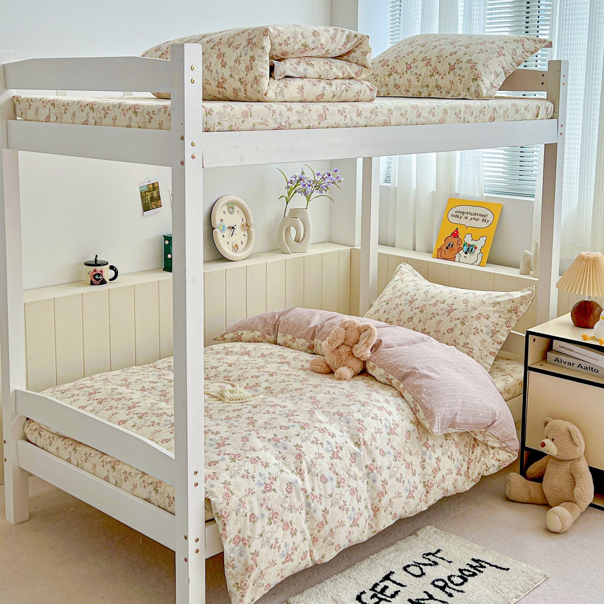 91家纺网 家纺一手货源 找家纺 春雨家居 2025新款学生季全棉三件套（预留缩水） 13.露丝