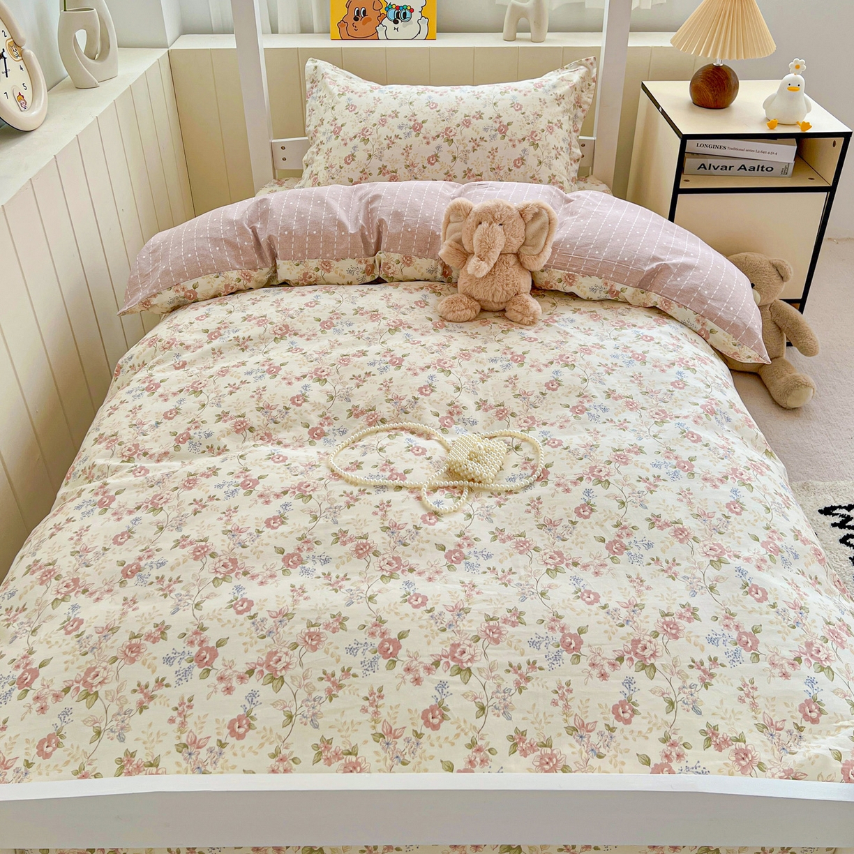 91家纺网 家纺一手货源 找家纺 春雨家居 2025新款学生季全棉三件套（预留缩水） 13.露丝