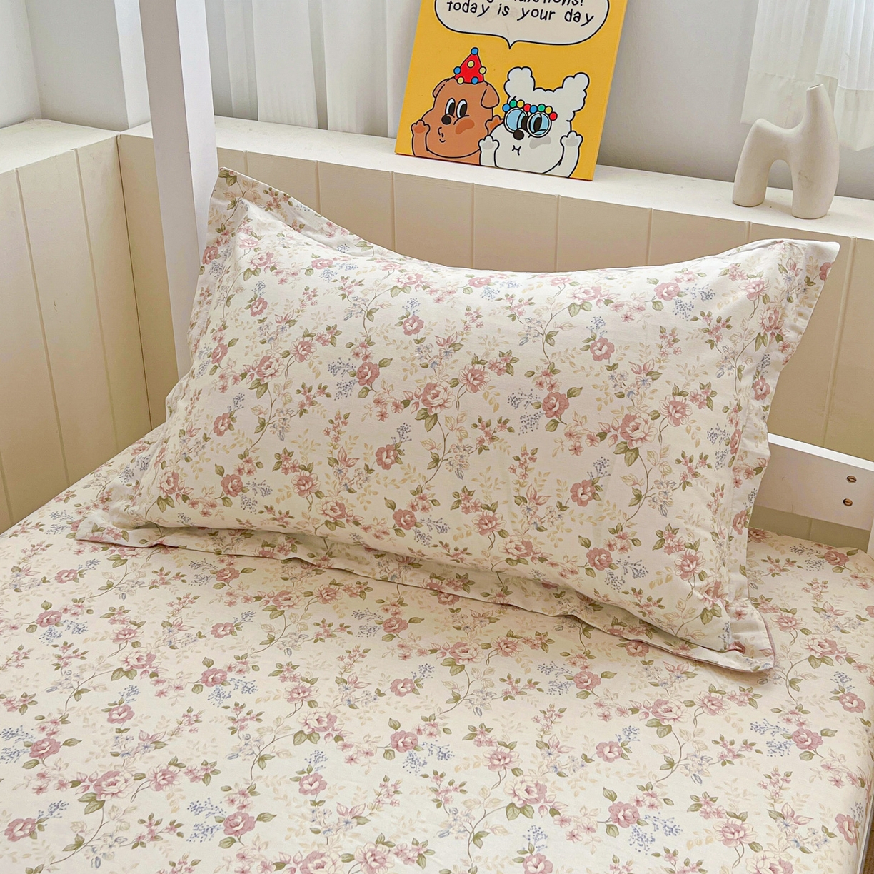 91家纺网 家纺一手货源 找家纺 春雨家居 2025新款学生季全棉三件套（预留缩水） 13.露丝