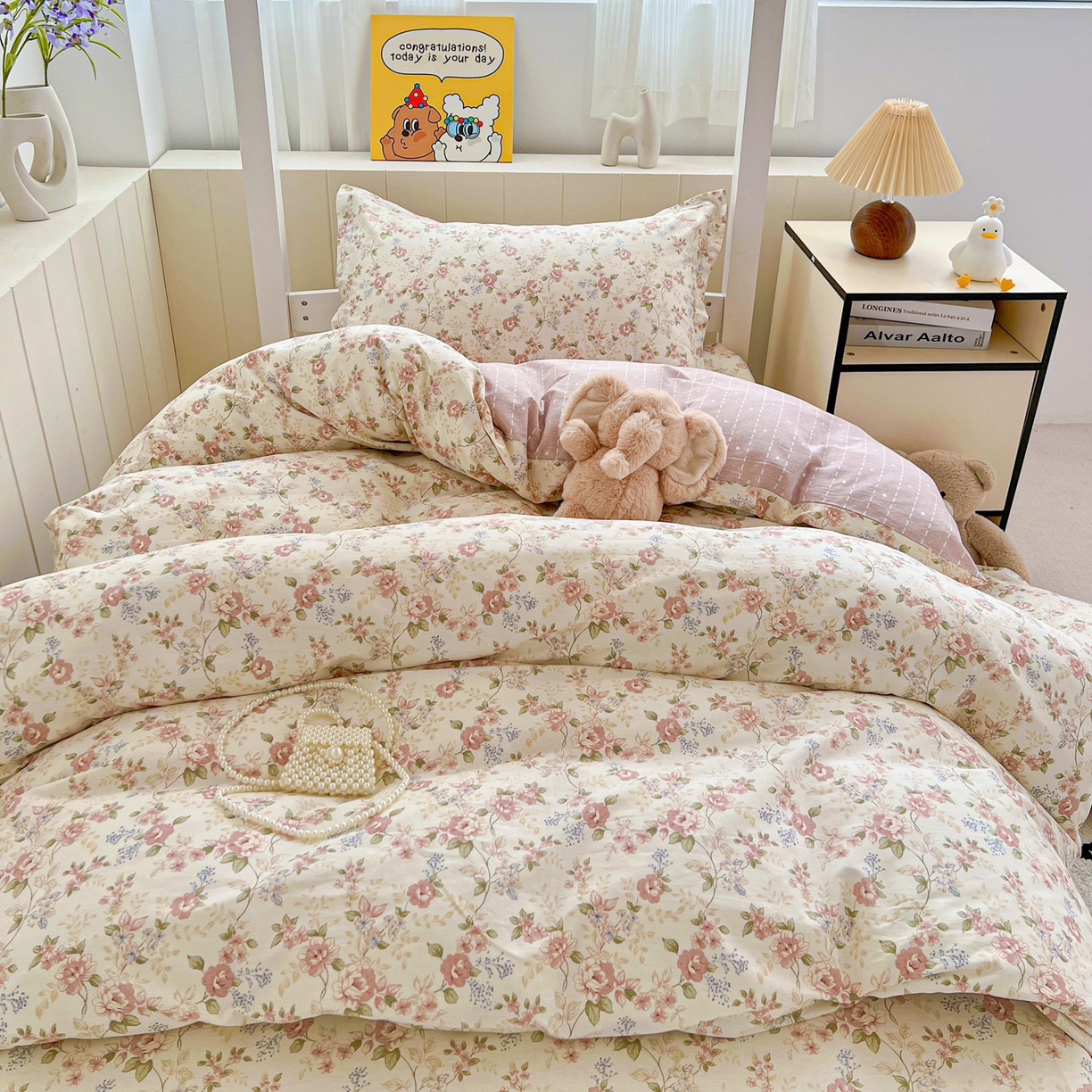 91家纺网 家纺一手货源 找家纺 春雨家居 2025新款学生季全棉三件套（预留缩水） 13.露丝