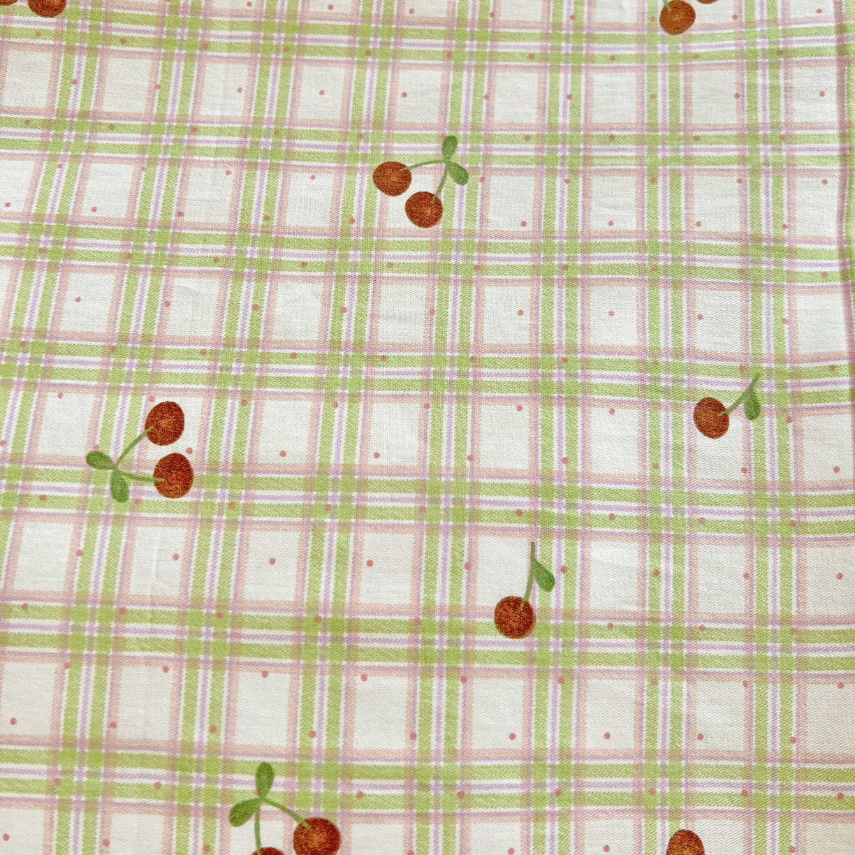 91家纺网 家纺一手货源 找家纺 春雨家居 2025新款学生季全棉三件套（预留缩水） 23.酸甜樱桃