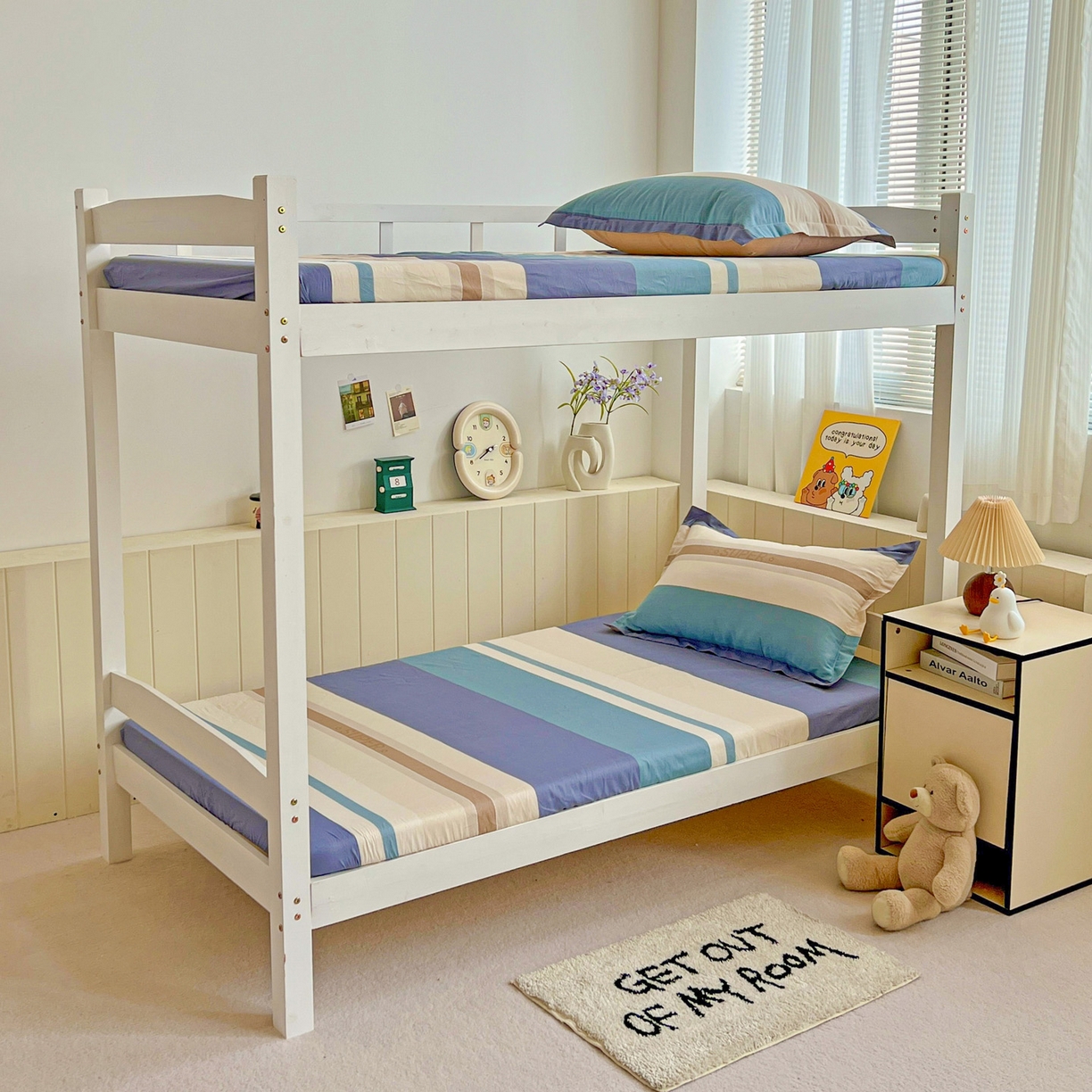 91家纺网 家纺一手货源 找家纺 春雨家居 2025新款学生季全棉三件套（预留缩水） 20.摩登主义