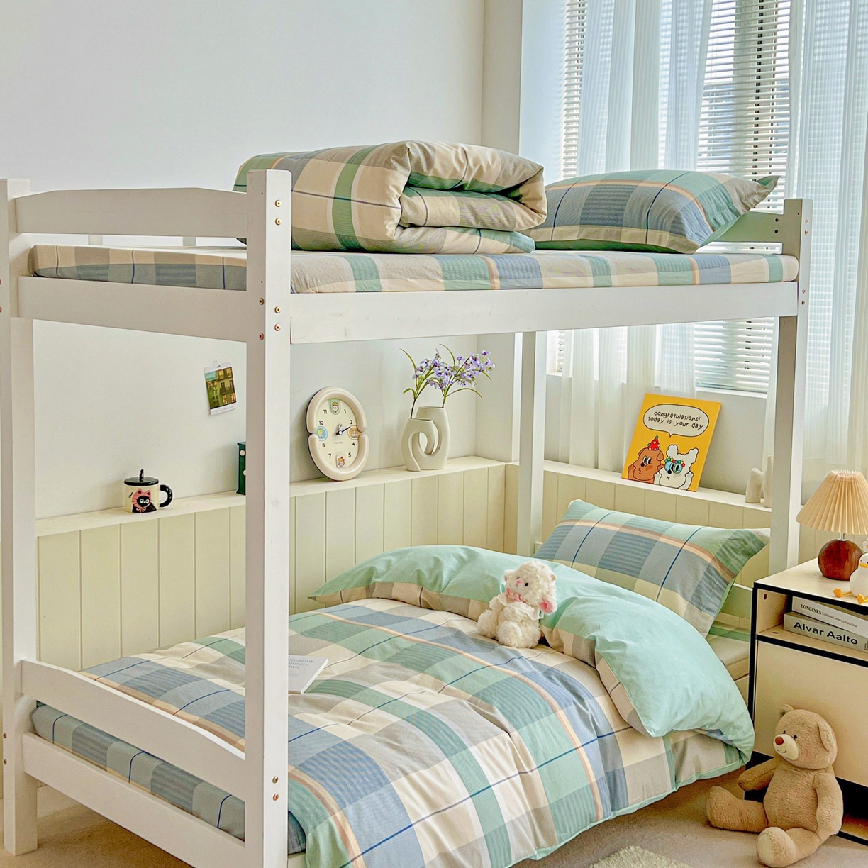 91家纺网 家纺一手货源 找家纺 春雨家居 2025新款学生季全棉三件套（预留缩水） 17.曼波