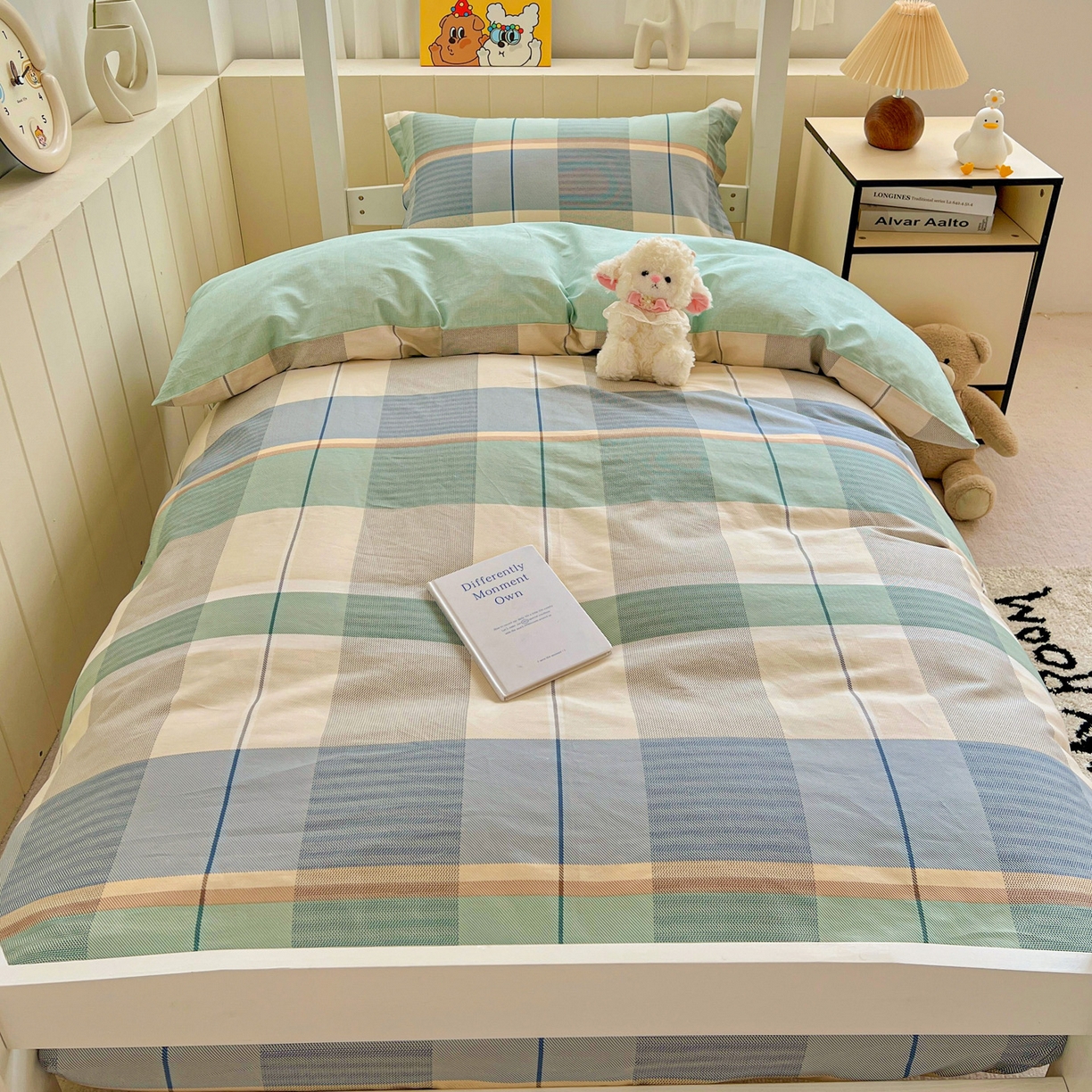 91家纺网 家纺一手货源 找家纺 春雨家居 2025新款学生季全棉三件套（预留缩水） 17.曼波