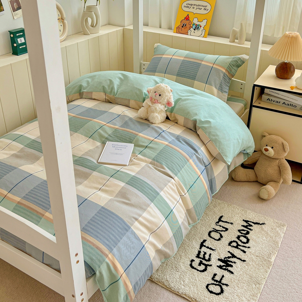 91家纺网 家纺一手货源 找家纺 春雨家居 2025新款学生季全棉三件套（预留缩水） 17.曼波