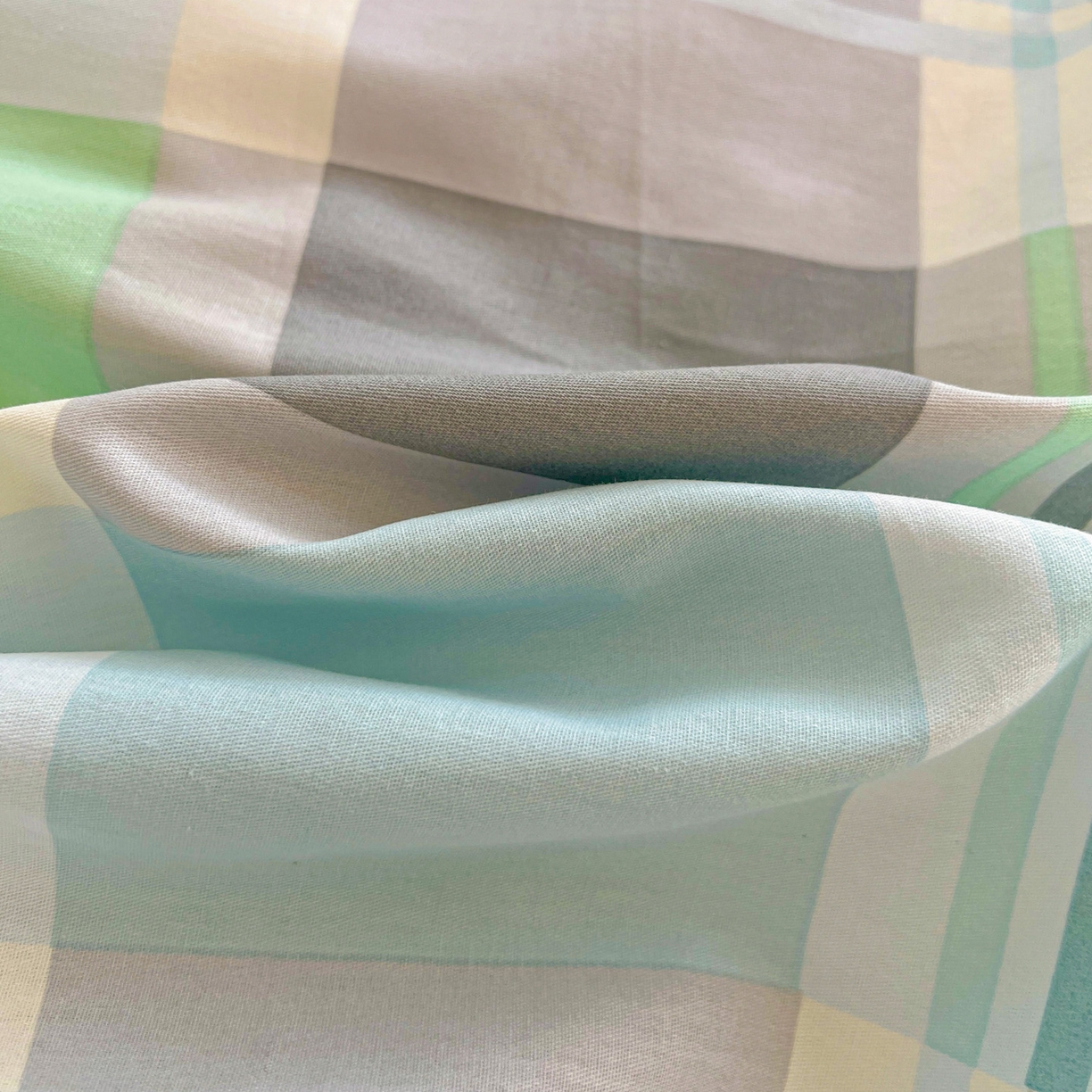 91家纺网 家纺一手货源 找家纺 春雨家居 2025新款学生季全棉三件套（预留缩水） 15.宜家风尚-绿