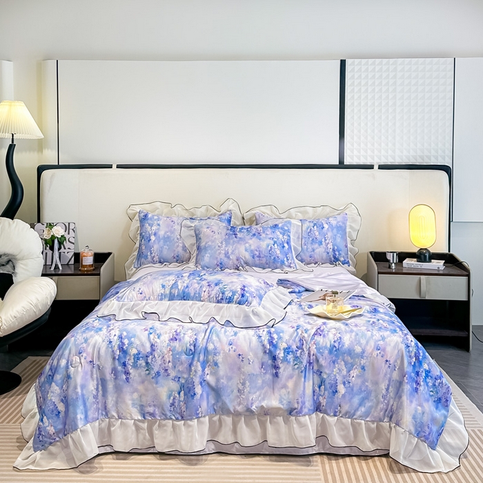 91家纺网 家纺一手货源 找家纺 （总）凤杰家纺 2025新款玉锦缎夏被四件套