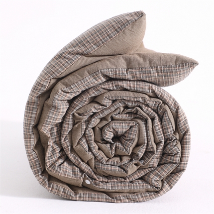 91家纺网 家纺一手货源 找家纺 （总）翰轩家居 2025新款多规格全棉A类色织水洗棉活套可拆洗四季款大豆被