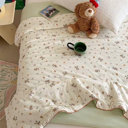 91家纺网 家纺一手货源 找家纺 （总）暖生活 2025新款双面可用绵绵冰双感夏被