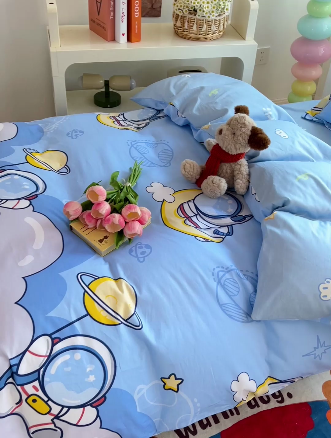 91家纺网 家纺一手货源 找家纺 依庭 2025新款全棉印花学生三件套宿舍三件套全棉三件套纯棉三件套 莫妮卡