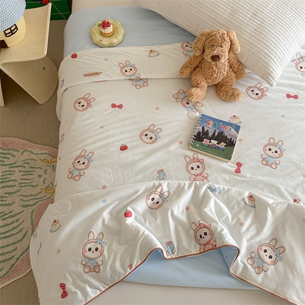 91家纺网 家纺一手货源 找家纺 （总）暖生活 2025新款双面可用绵绵冰双感夏被