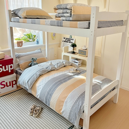 91家纺网 家纺一手货源 找家纺 （总）依庭 2025新款全棉印花学生三件套宿舍三件套全棉三件套纯棉三件套