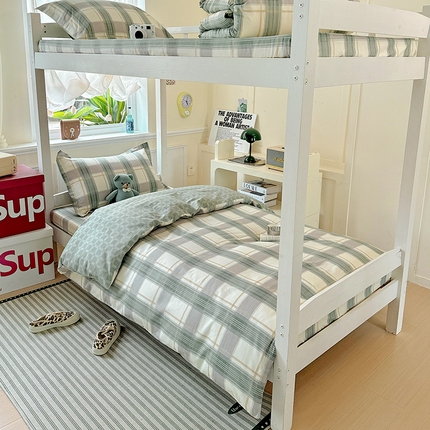 91家纺网 家纺一手货源 找家纺 （总）依庭 2025新款全棉印花学生三件套宿舍三件套全棉三件套纯棉三件套