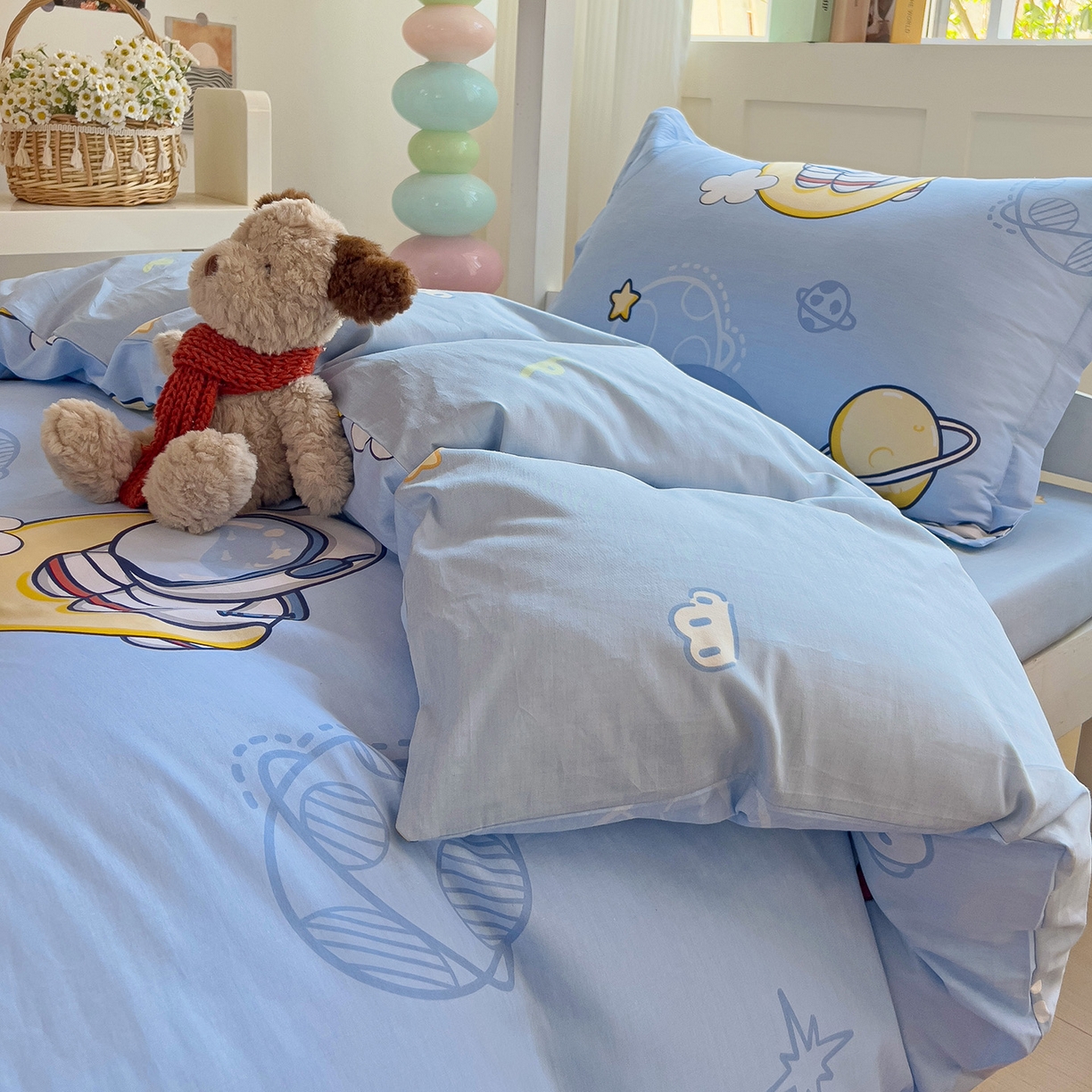 91家纺网 家纺一手货源 找家纺 依庭 2025新款全棉印花学生三件套宿舍三件套全棉三件套纯棉三件套 探索星球