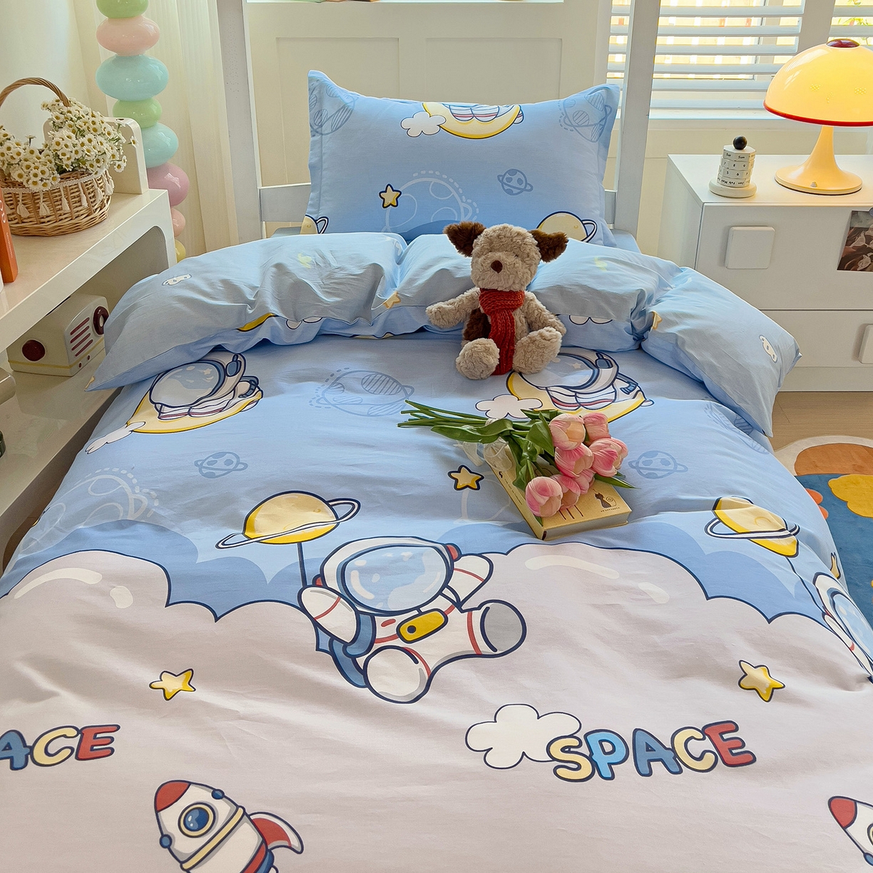 91家纺网 家纺一手货源 找家纺 依庭 2025新款全棉印花学生三件套宿舍三件套全棉三件套纯棉三件套 探索星球