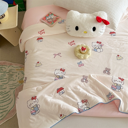 暖生活 2025新款双面可用绵绵冰双感夏被 KT