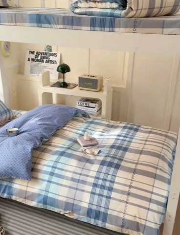 91家纺网 家纺一手货源 找家纺 依庭 2025新款全棉印花学生三件套宿舍三件套全棉三件套纯棉三件套 悬浮晶阵